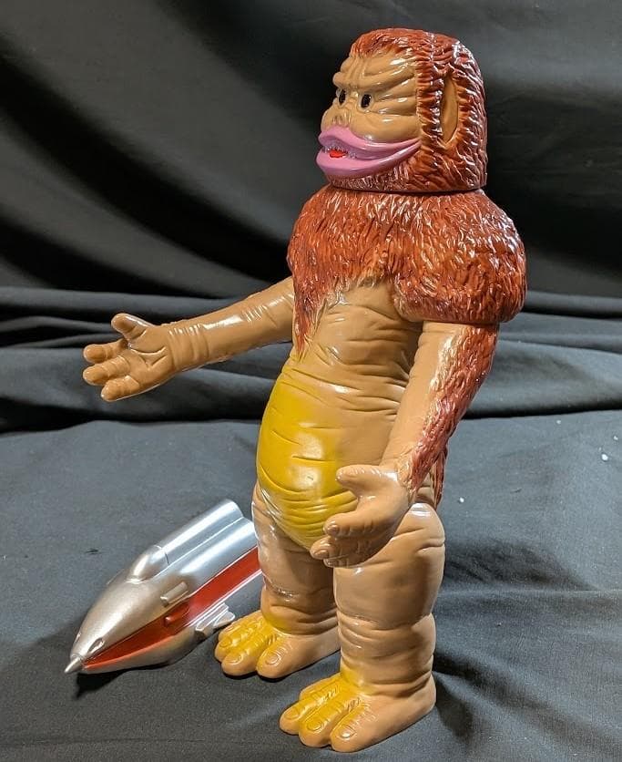 人工生命Ｍ１号「ウルトラＱ」登場怪獣（マーミット）怪獣天国ソフビ＋イナズマ号付