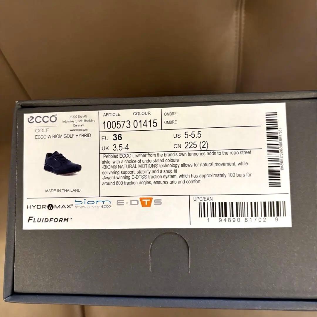 【新品未使用品】エコー　レディースシューズ　ラウンドでも街中でも♪