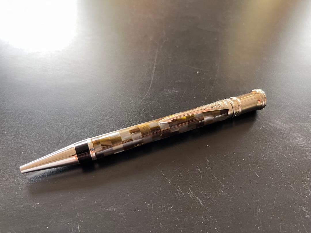 パーカー デュオフォールド ボールペン マーブル グリーン