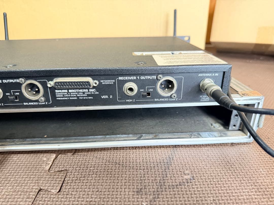 Shure u4d/sm58 マイク、動作確認済み、良い品。USA製。