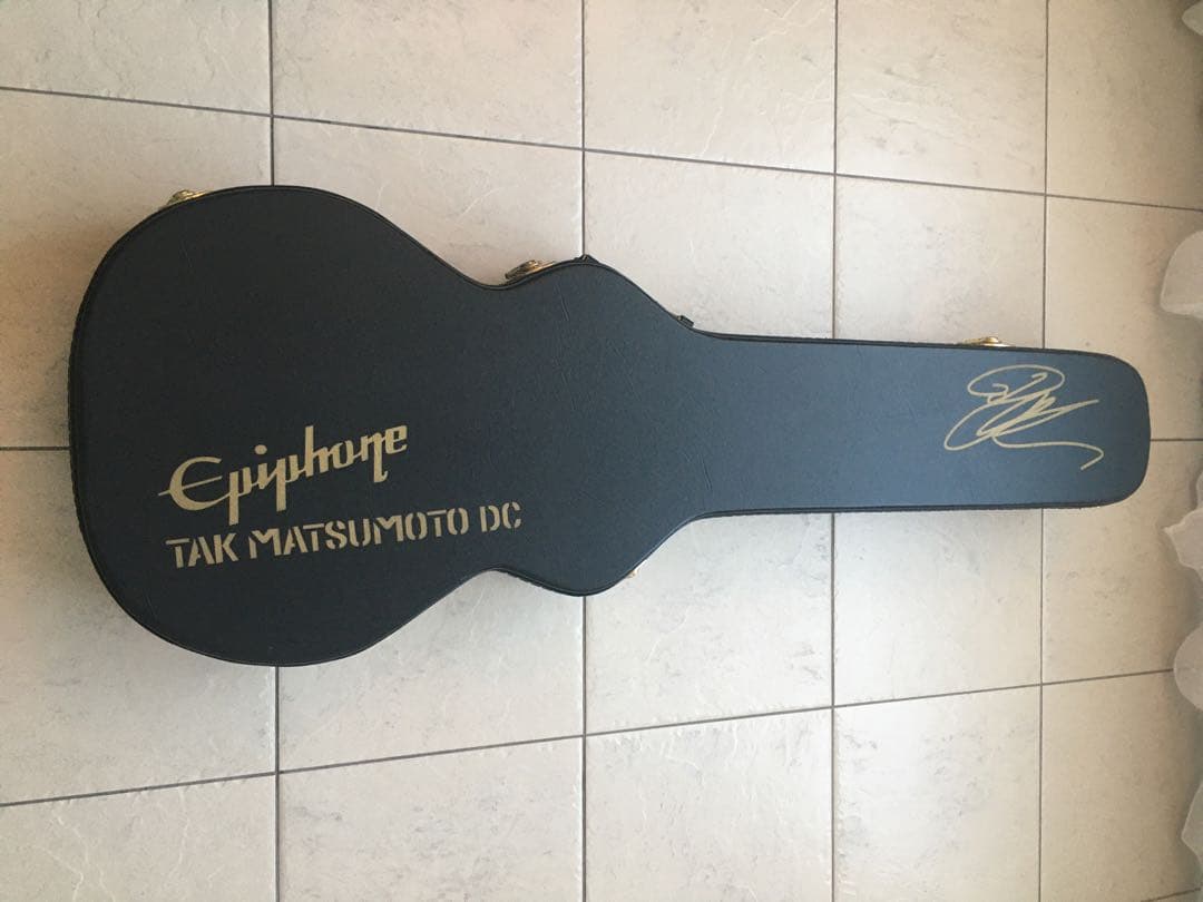 【美品】　Epiphone エピフォン tak DC Gold TOP