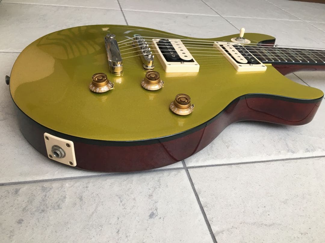 【美品】　Epiphone エピフォン tak DC Gold TOP
