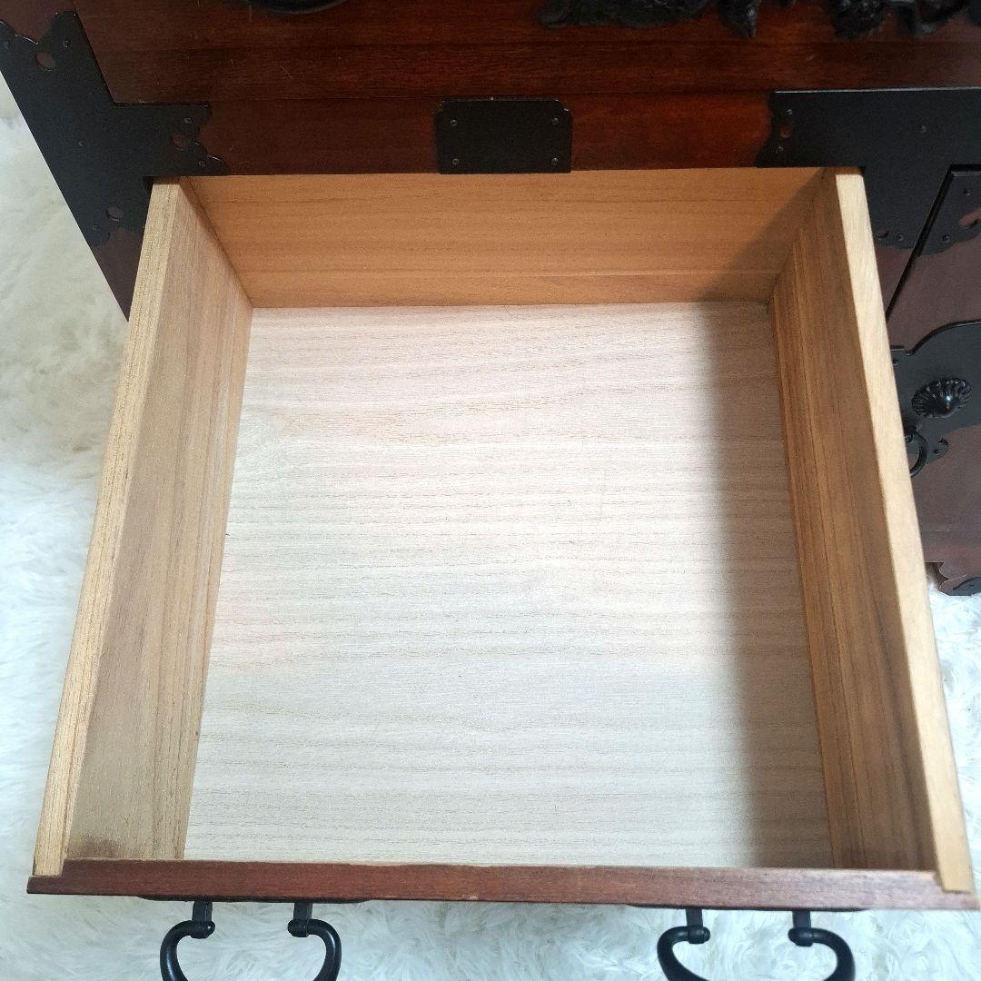 【希少】民芸調家具 和箪笥 からくり箪笥 インテリア 昭和レトロ 和