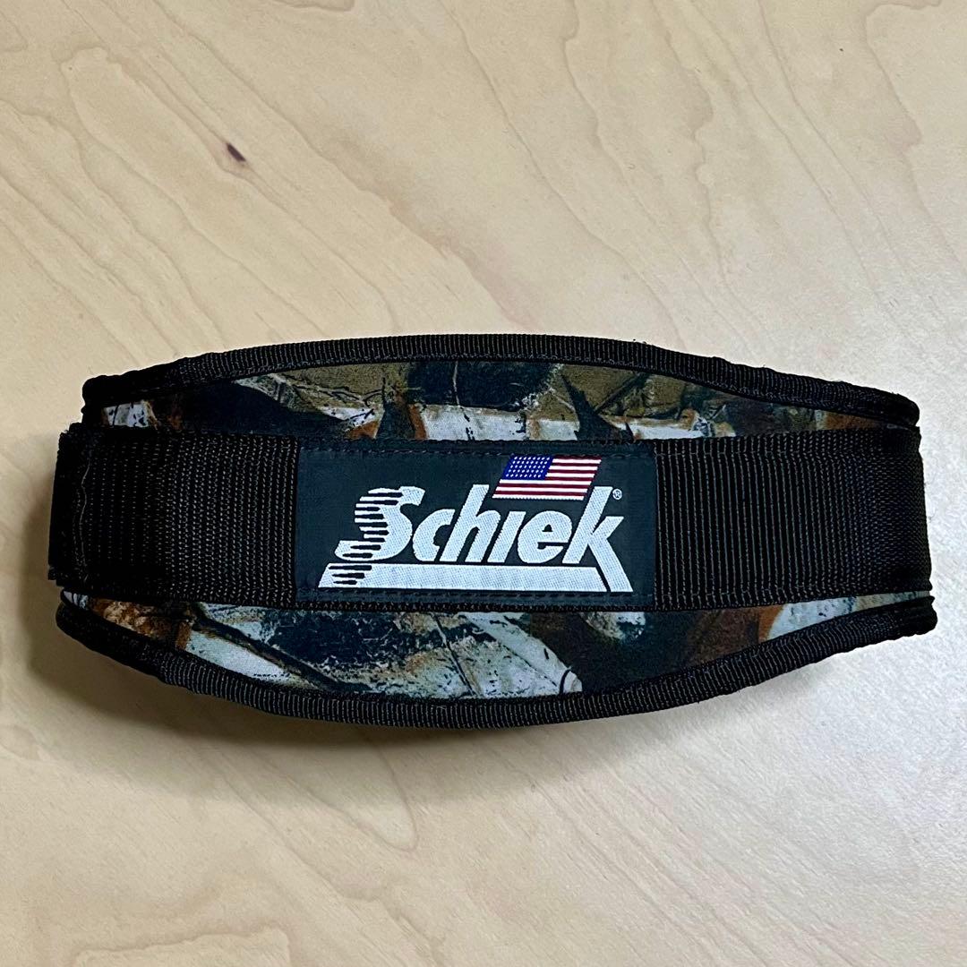 Schiek シーク リフティングベルト 4004カモ柄 XXS パット付き