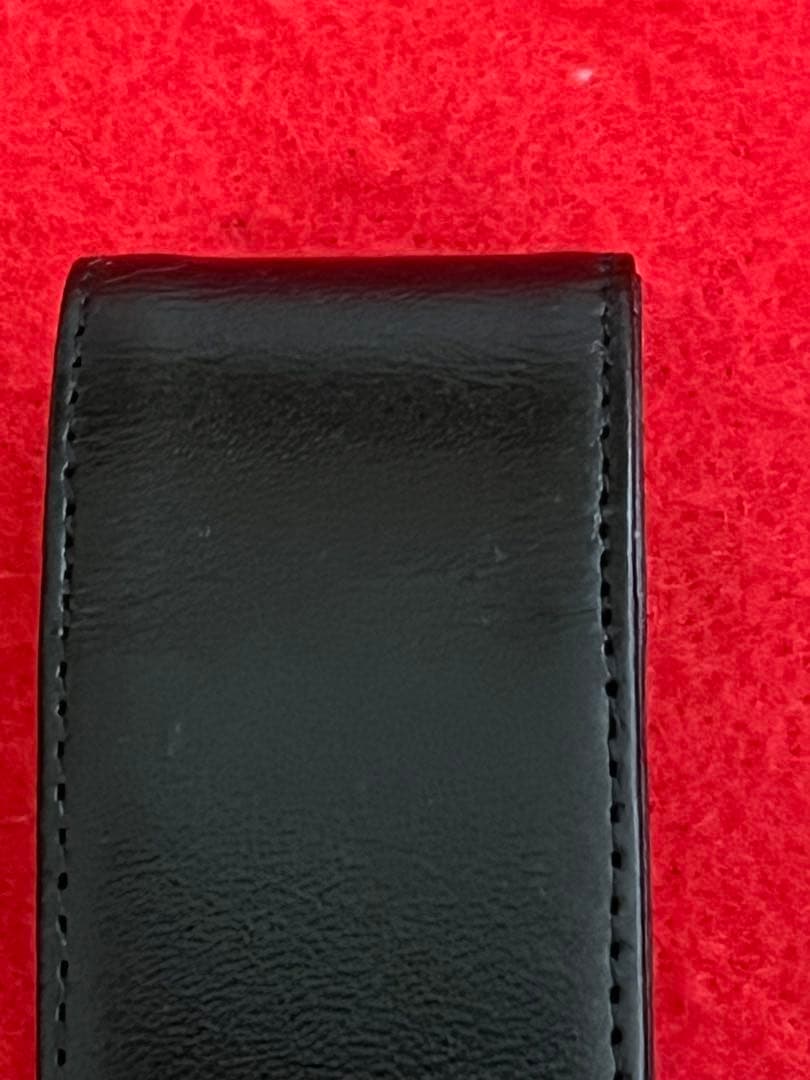 モンブラン 万年筆 ボールペン レザーペンポーチ ペンケース１本差❗️ケース付‼️