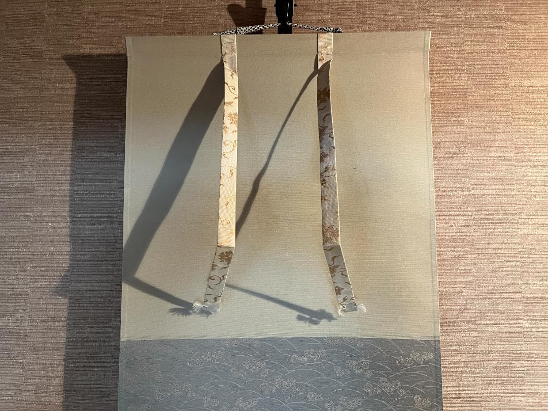 前大徳寺積應　茶掛軸　一行　紅炉一点雪　茶道具