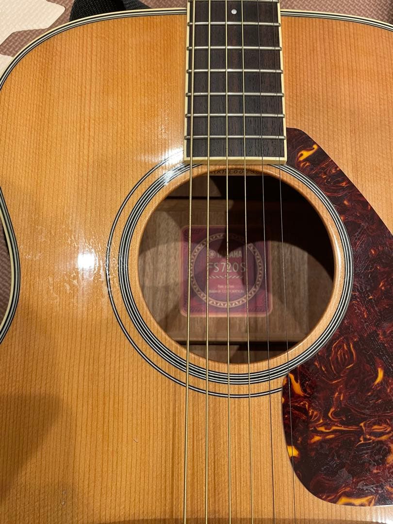 Yamaha FS720S アコースティックギター ケース付き 中古 送料込み