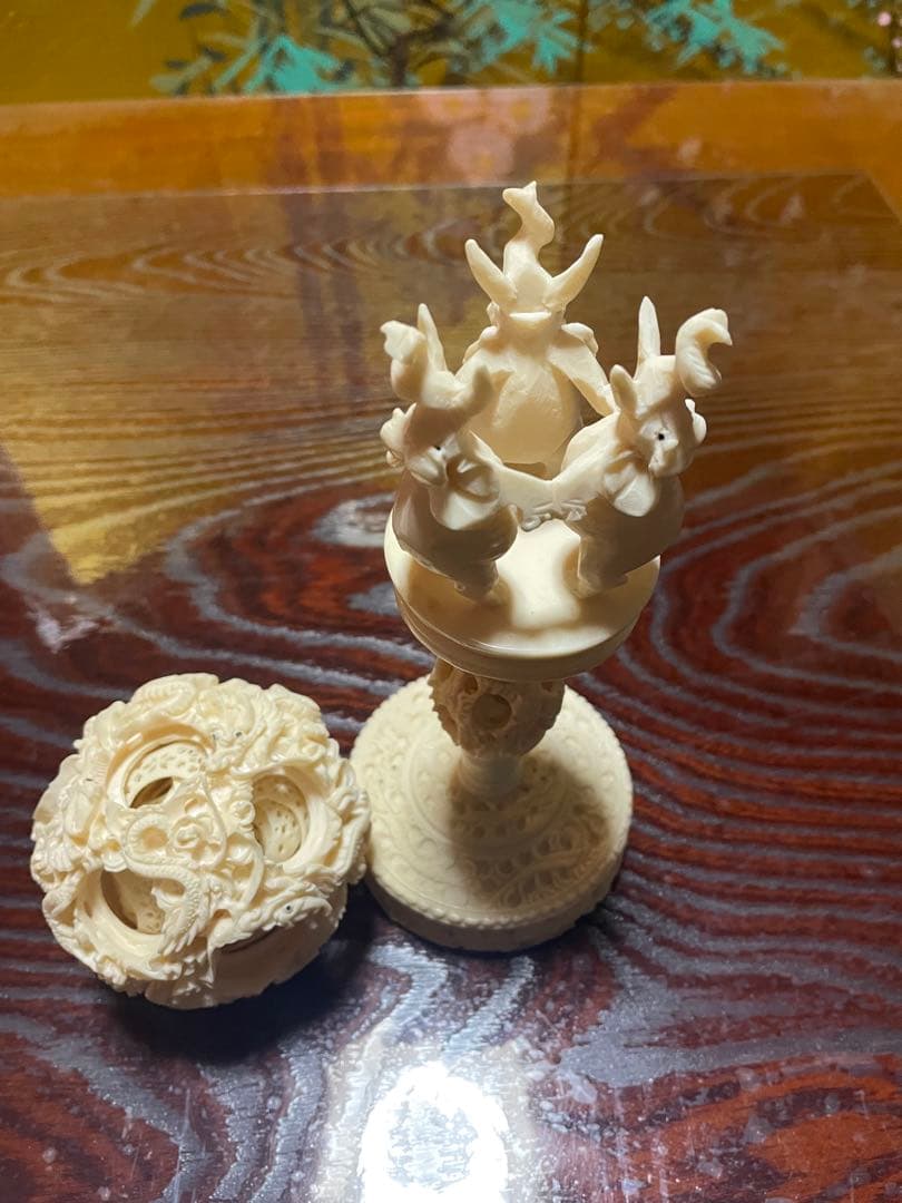 天球　天然素材