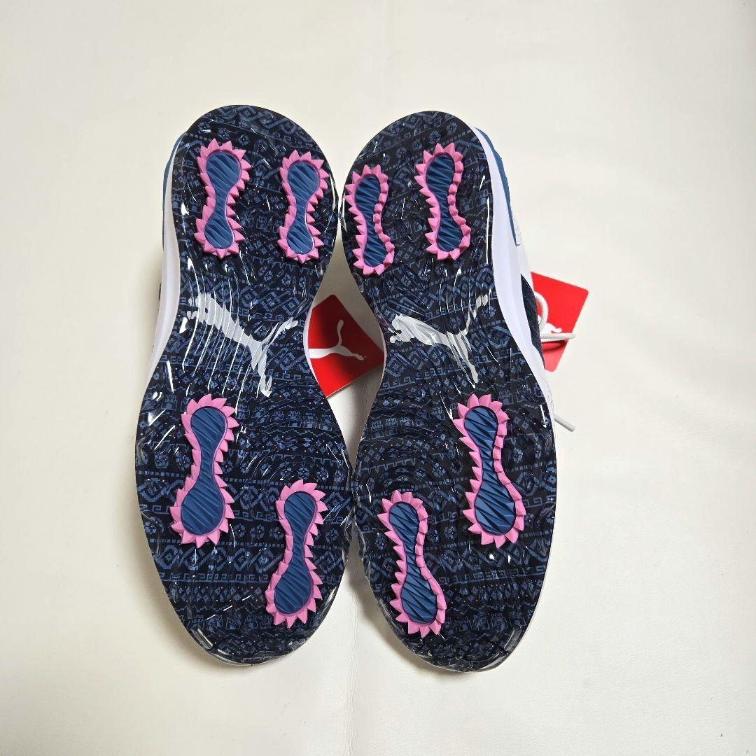 【新品】プーマゴルフ ファントムキャット ニトロ フェアアイル シューズ 27㌢