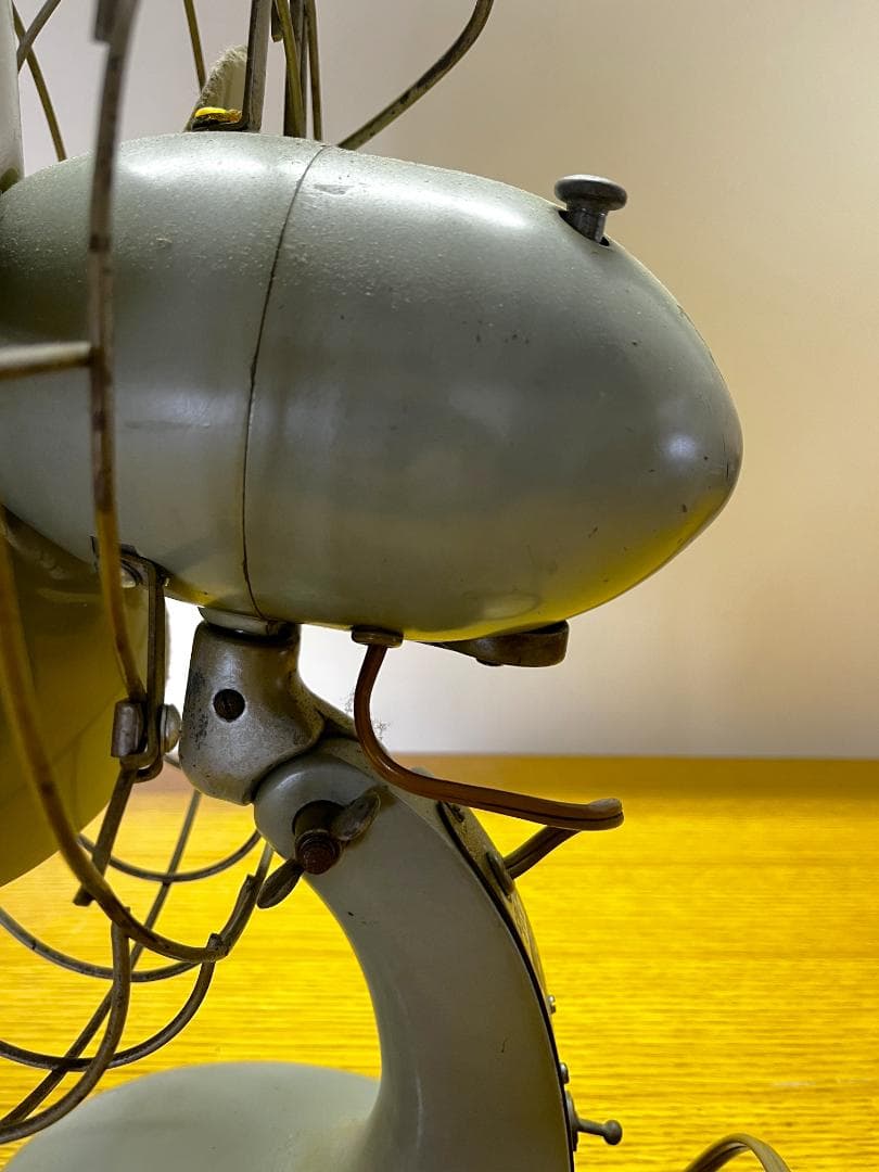 昭和レトロ家電　MITSUBISHI 三菱　卓上扇風機　完動品