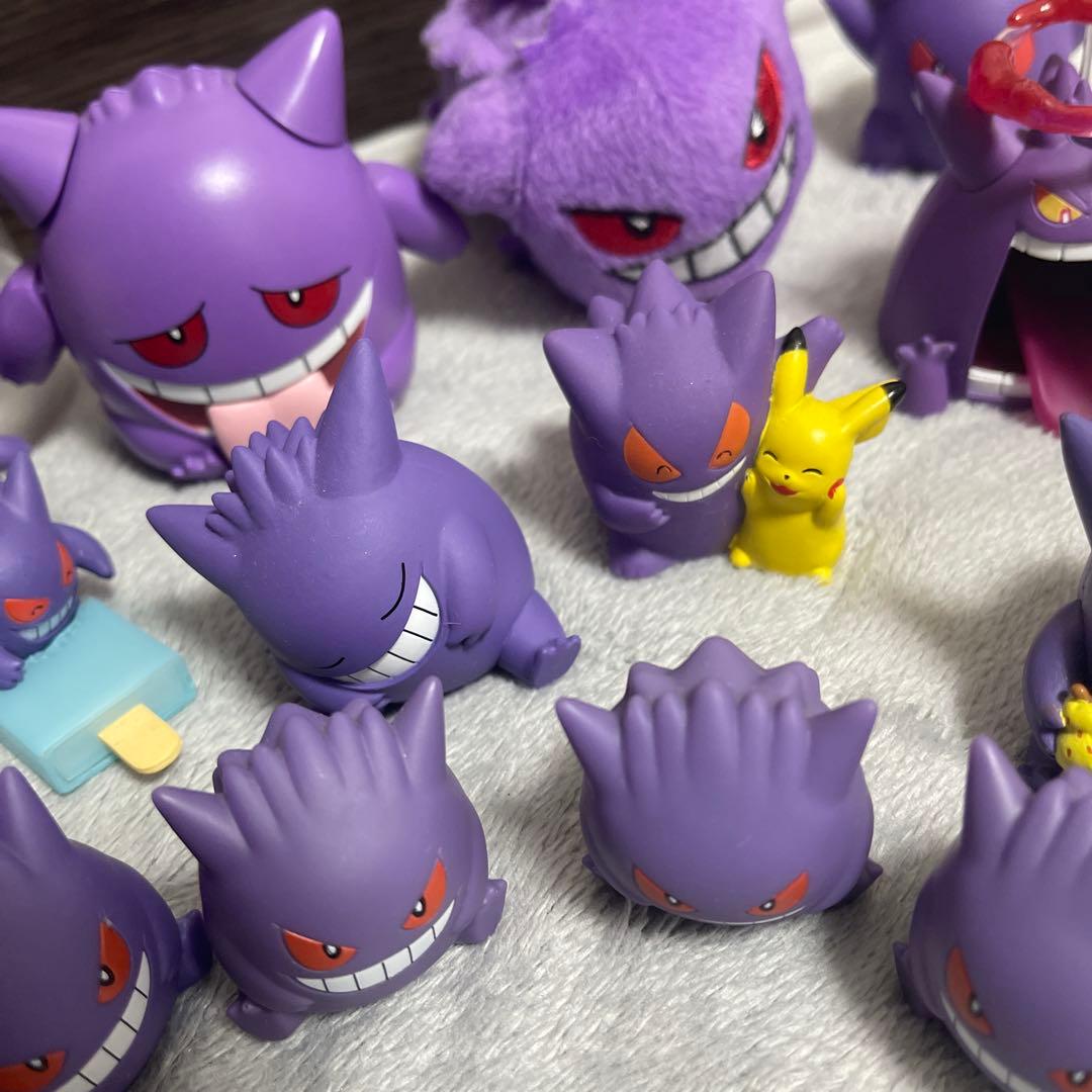 ポケモンキッズ　ゲンガー　ピカチュウ　指人形　ソフビフィギュア