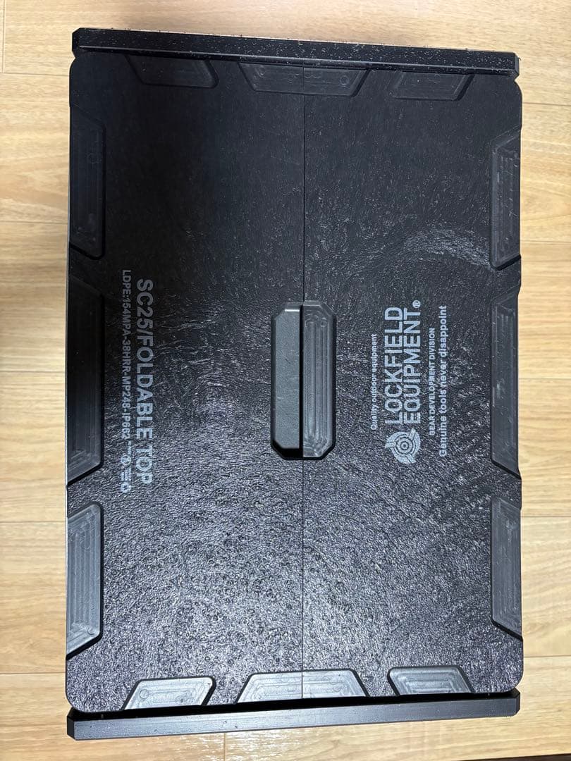 LOCKFIELD EQUIPMENTフォルダブルトップ再プラBKシェルコン天板