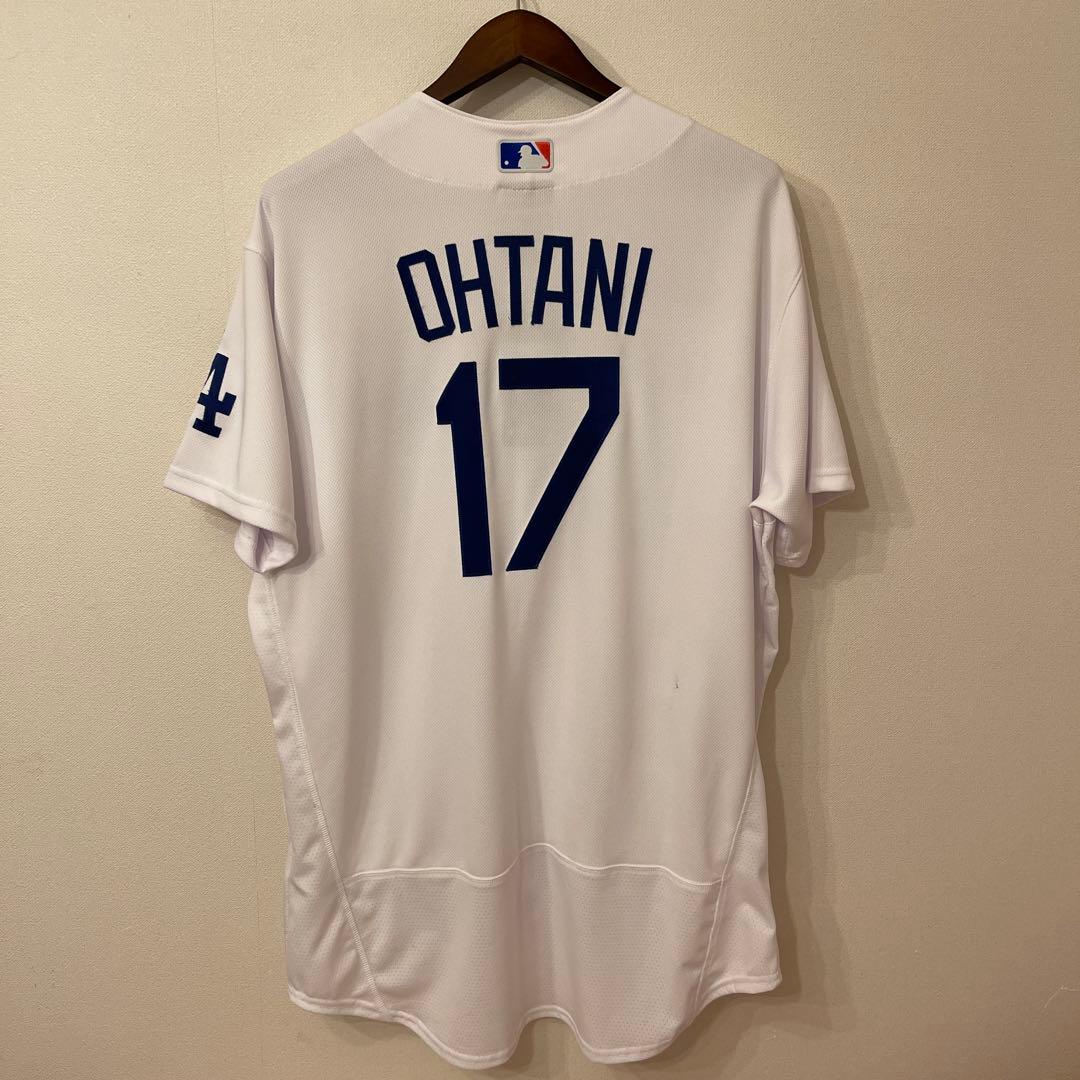 ドジャース オーセンティックホームユニフォーム 大谷翔平#17本人着用48サイズ