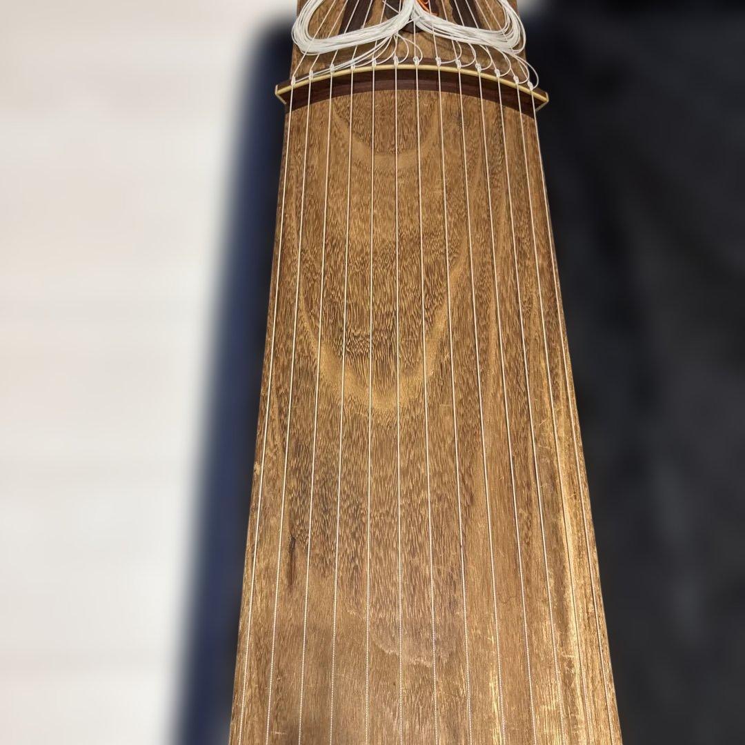 琴 13弦 すだれ彫 ケース付き 和楽器 こと 練習用 美品