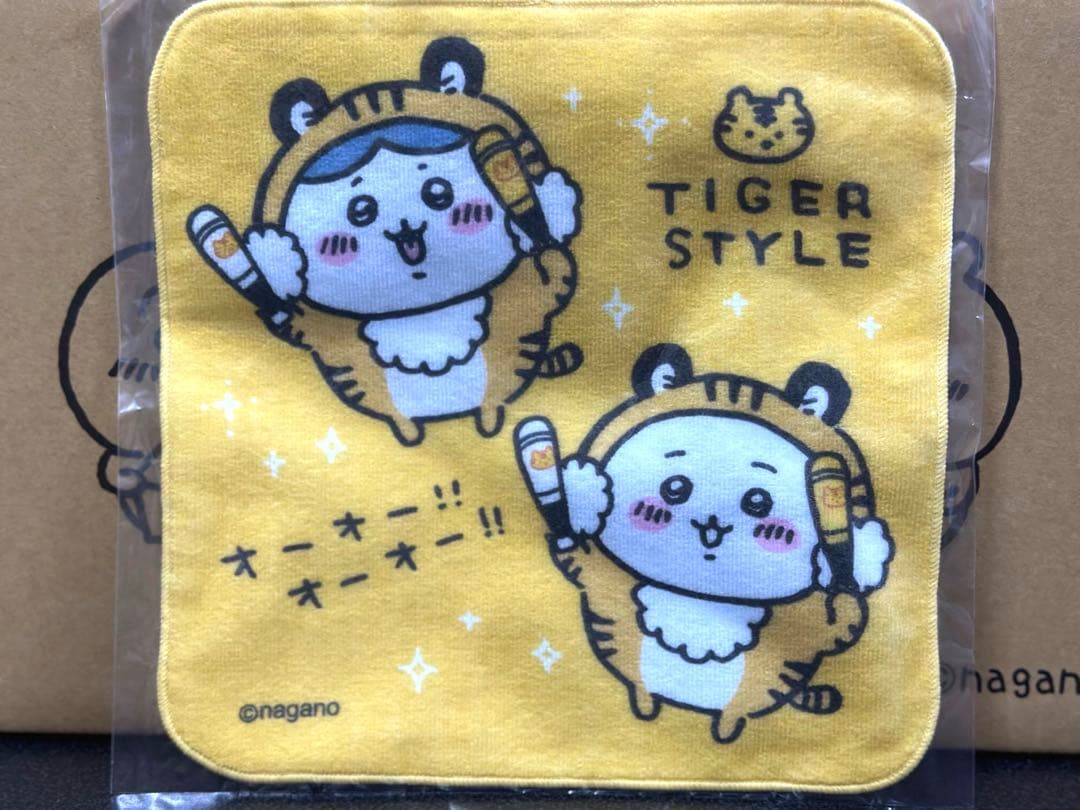 【レア】ちいかわ　ハチワレ　虎さん　KANSAI　タイガー　ハンドタオル　正規品