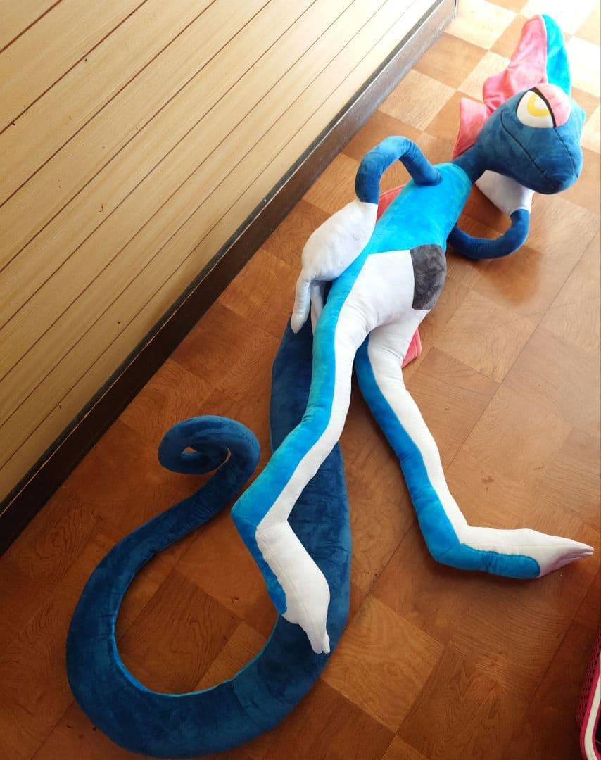 ほぼ等身大 色違いインテレオン ぬいぐるみ 125cm (尻尾含め約200cm)