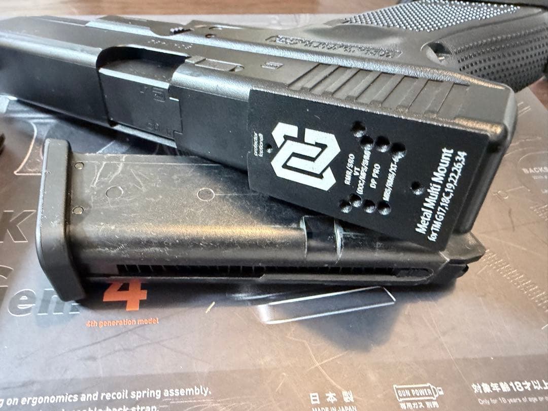 東京マルイ G19GNE4 Mk27mod2仕様 マガジン3本 メガフィット付き