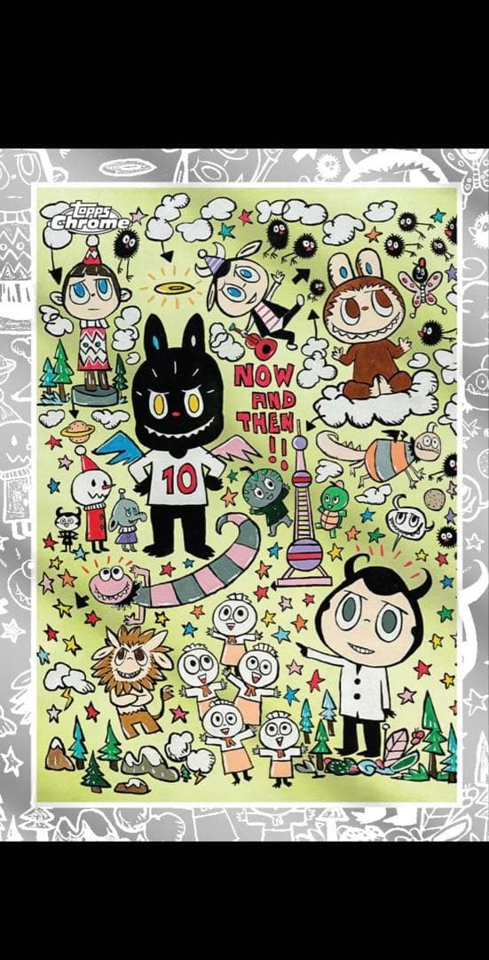 Topps Chrome 10周年記念ボックス　ラブブ 5BOX 新品未開封