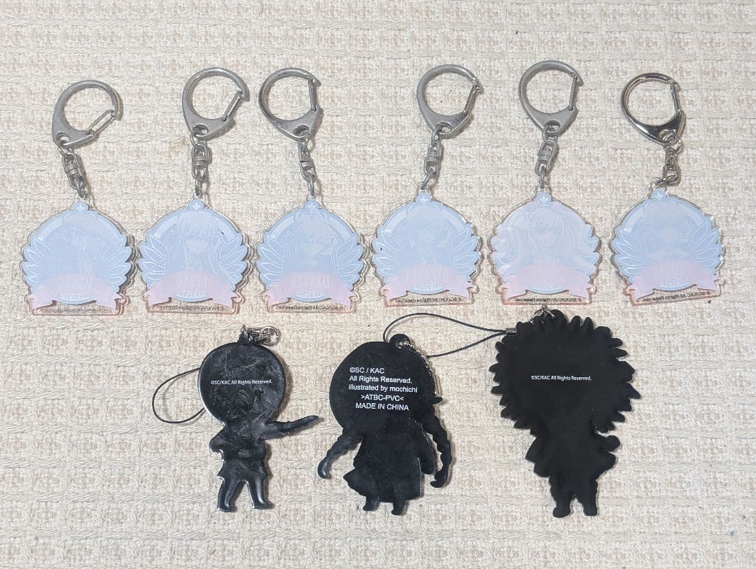 【希少・当時物】ダンガンロンパ アクリルキーホルダー ラバーストラップ セット