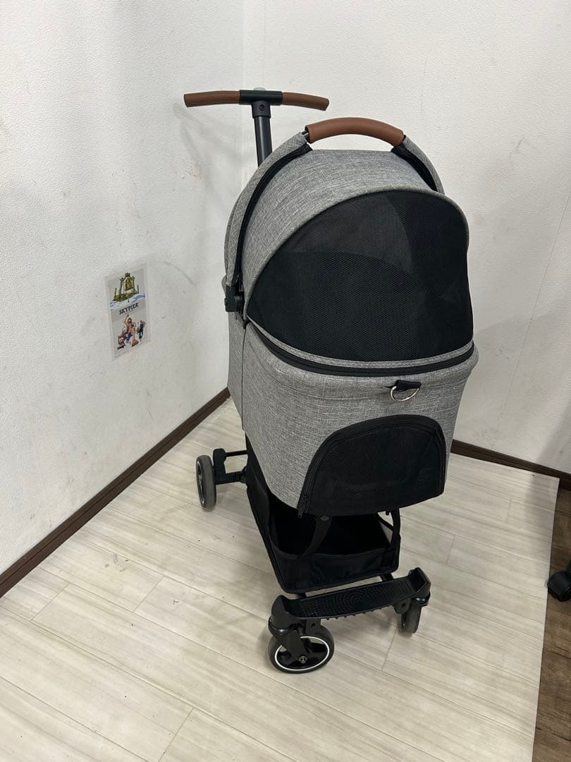 ID:7818 AIRBUGGY エアバギー ペットカート グレー