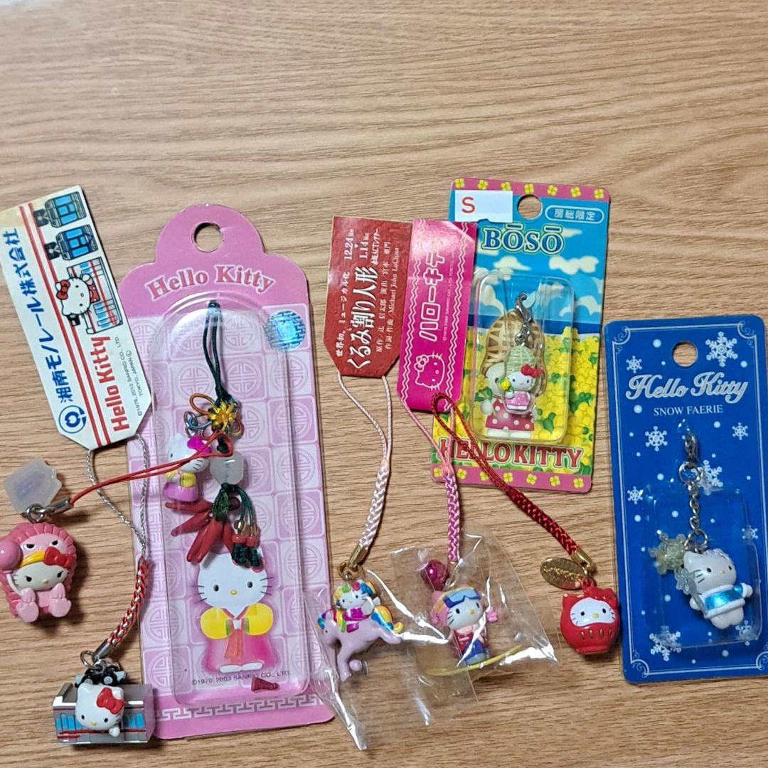 サンリオ　ハローキティ　ご当地ストラップ　根付け　まとめ売り