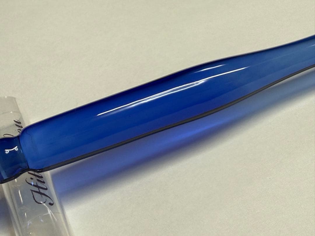 ひとつ房ガラスペン 代官山蔦屋 花入りブルー