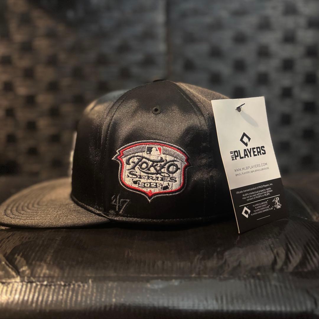 大谷翔平 17 ドジャース LA 47 キャップ 東京シリーズ 黒