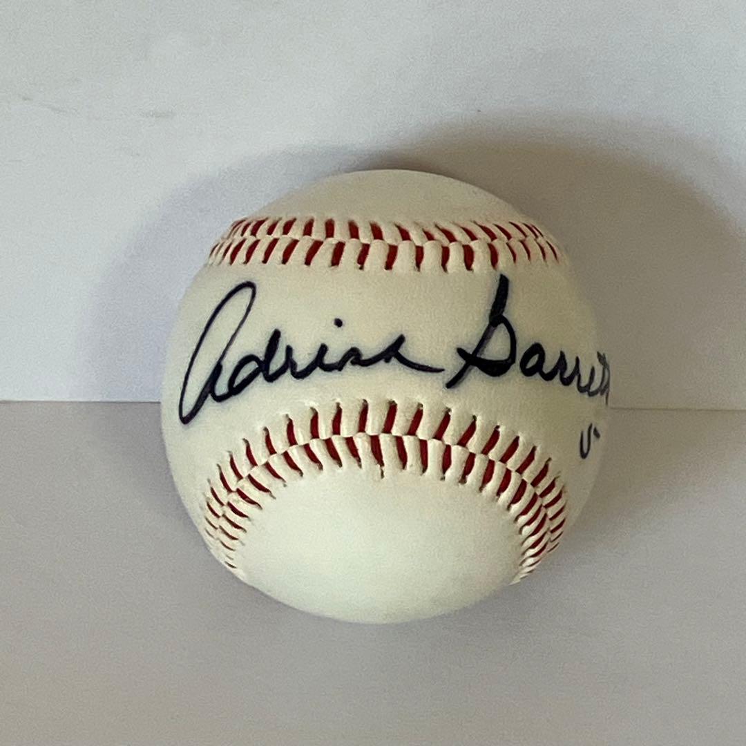 希少★エイドリアン・ギャレット　サインボール　直筆　背番号5　広島カープ　野球