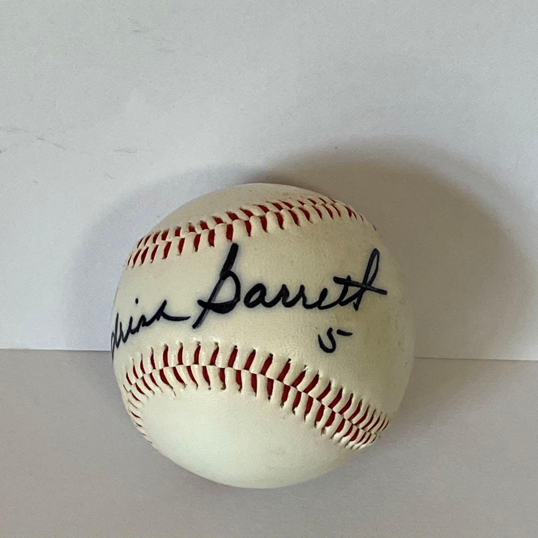 希少★エイドリアン・ギャレット　サインボール　直筆　背番号5　広島カープ　野球