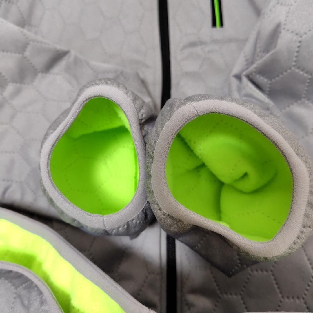 美品　New Balance　キルトジャケット　フルジップ　ハニカム　ゴルフ