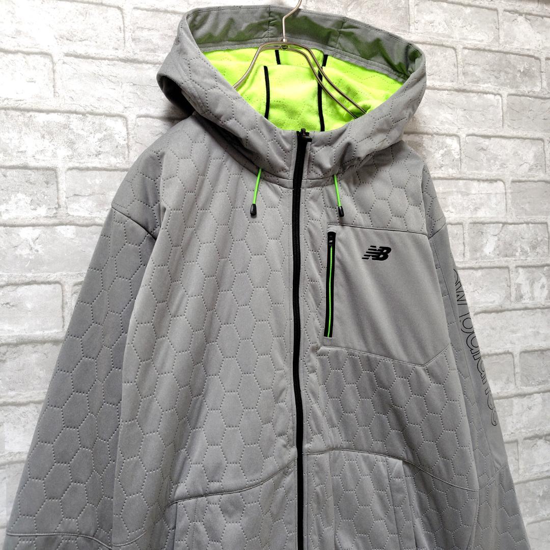 美品　New Balance　キルトジャケット　フルジップ　ハニカム　ゴルフ