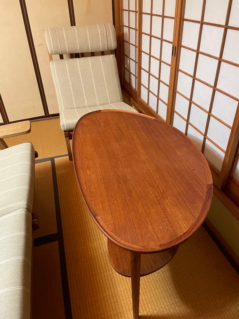 チーク　コーヒーテーブル　Anton Kildeberg Model 173