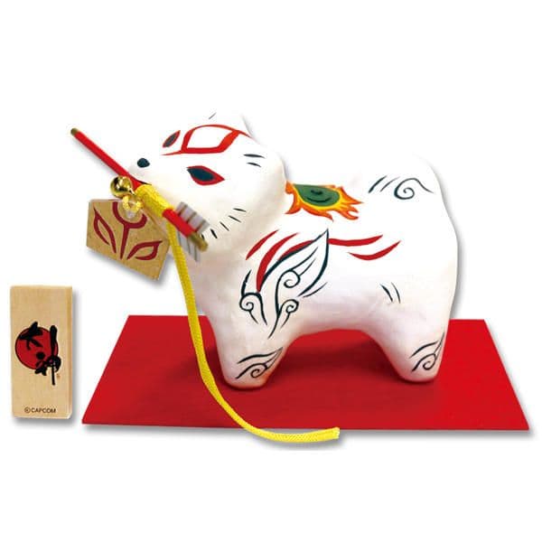 CAPCOM　大神　アマテラス　干支の置物　張り子飾り　新品