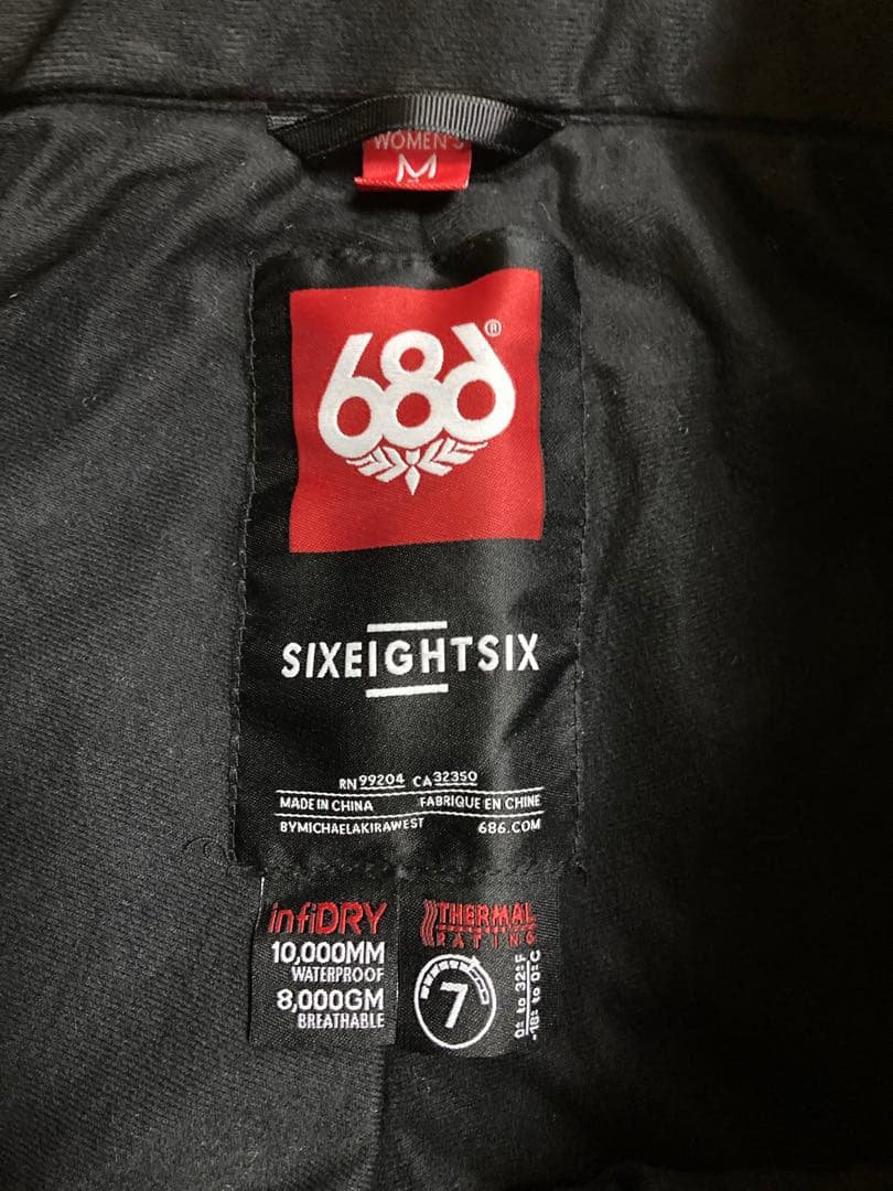 686 レディース スキー スノボーパンツ ウェアー M dulca 新品 黒