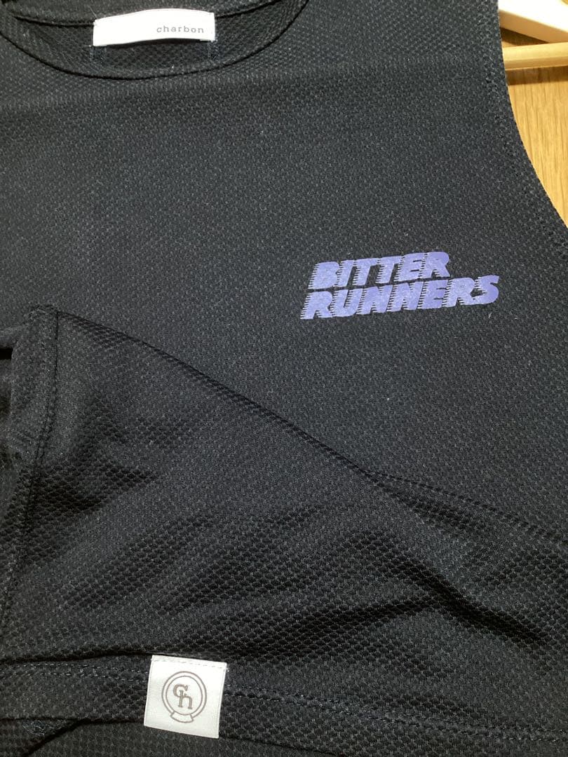 charbon running シャルボン ノースリーブ Tシャツ 23SS M