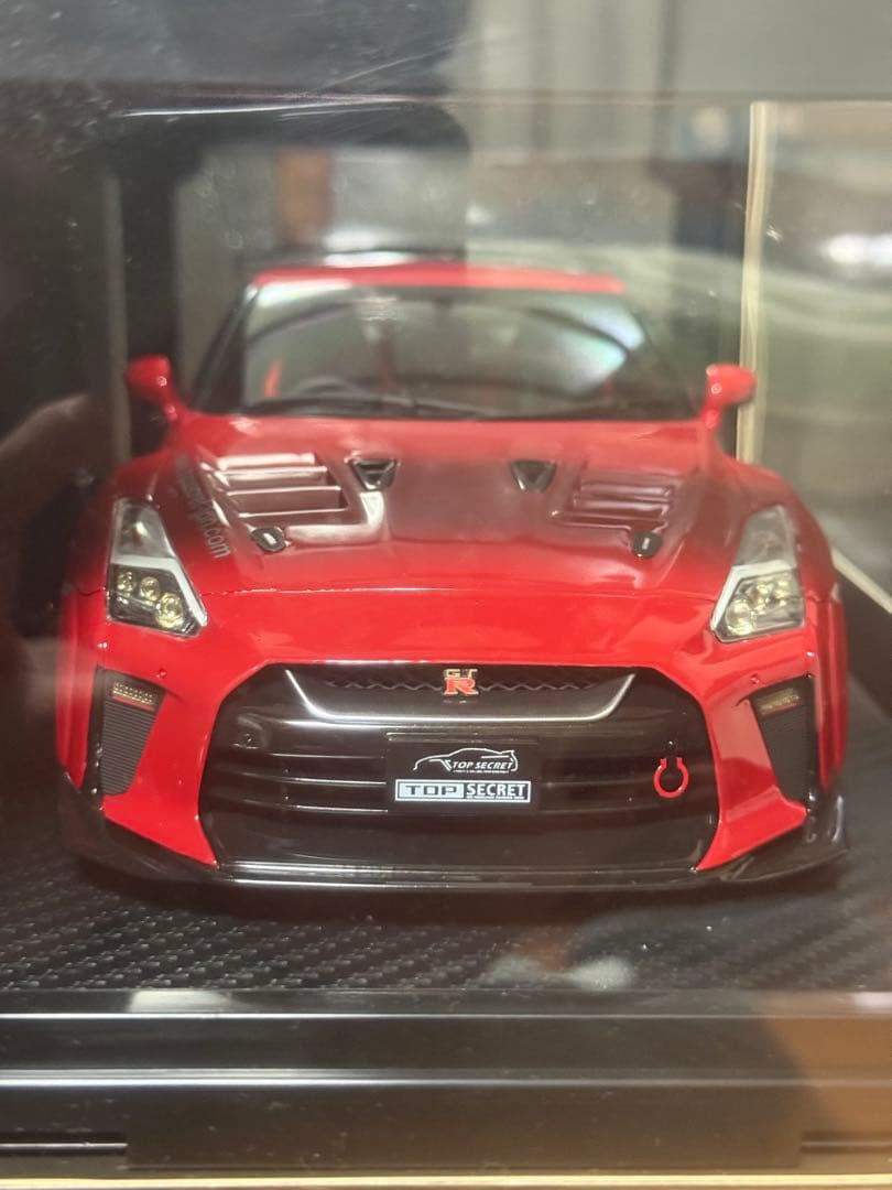 ミニカー ignition model 1/18 TOP SECRET GT-R red