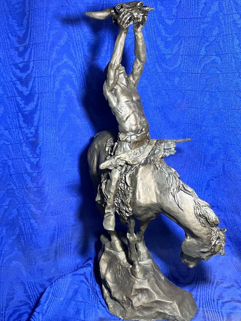 BUCK McCain　ブロンズ像　銅像　西洋彫刻