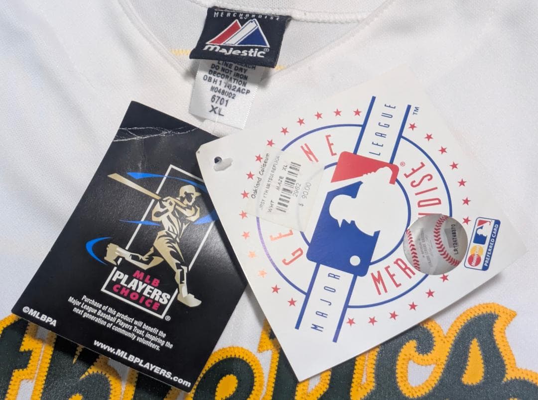 MLB オークランド・アスレチックス ユニフォーム 松井55 XL 新品タグ付き