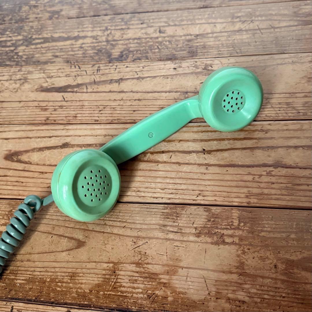 昭和 電話 黒電話 4号 レトロ 電電公社 わかくさ ビンテージ アンティーク