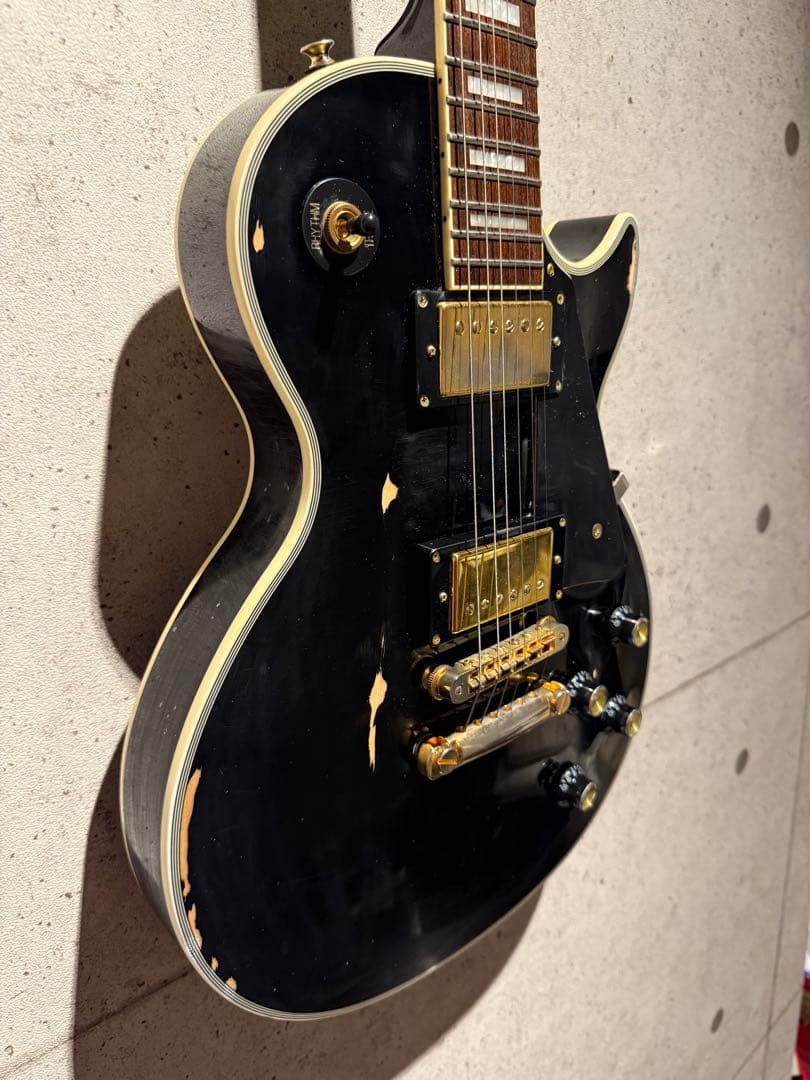 レスポールカスタム レプリカ ブラックビューティー　GOTOHパーツ