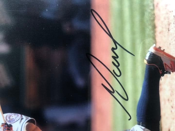 【1月SALE】MLB ホセ・アルトゥーべ　直筆サインPhoto