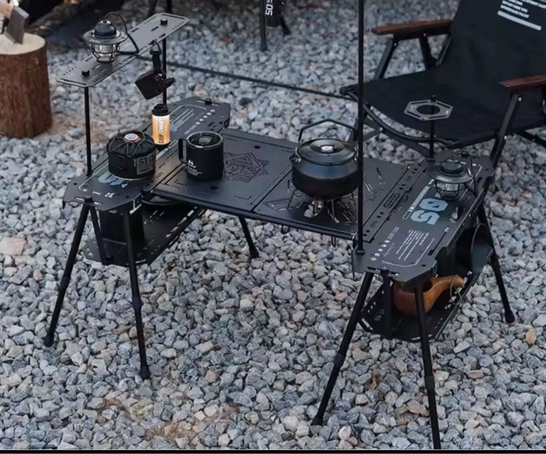 スノーピーク IGT規格 テーブル 3連フレーム フルセット ブラック