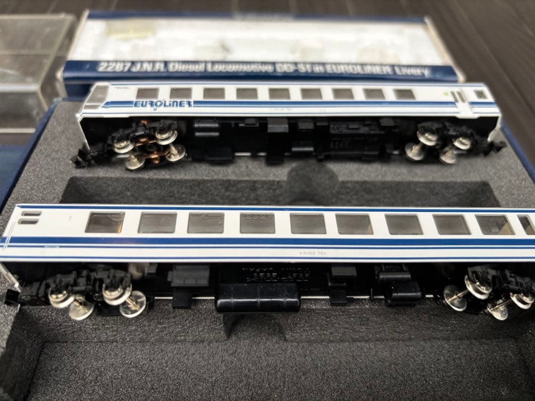 Nゲージ TOMIX ユーロライナー動力車（DD-51)と客車セット
