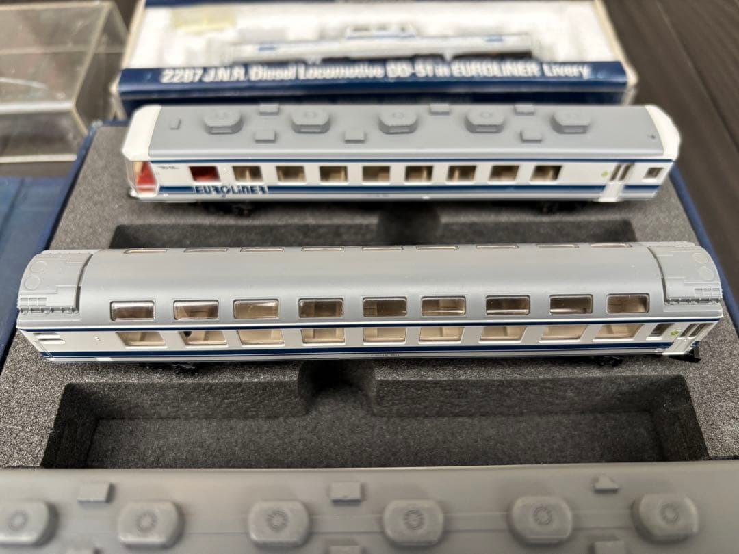 Nゲージ TOMIX ユーロライナー動力車（DD-51)と客車セット