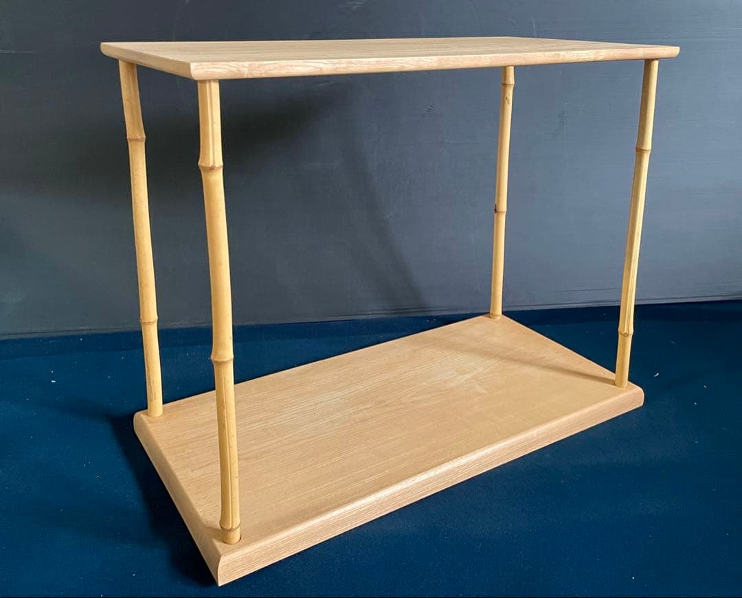 【良品】「祖」 竹台子 行台子 大棚 組立式 紙箱 茶道具 (27F③)