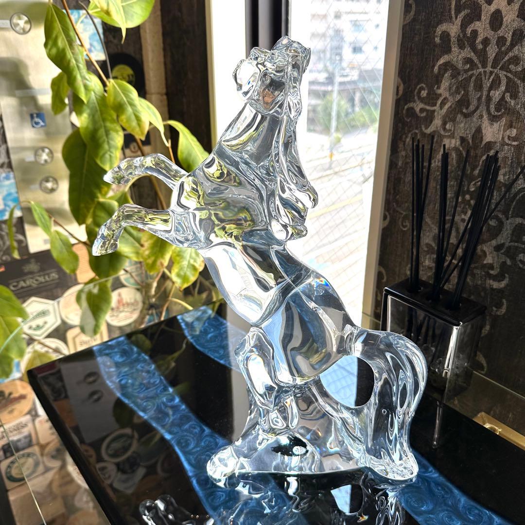 【ほぼ新品】Baccarat バカラ 馬 マレンゴ クリア 37cm 箱入