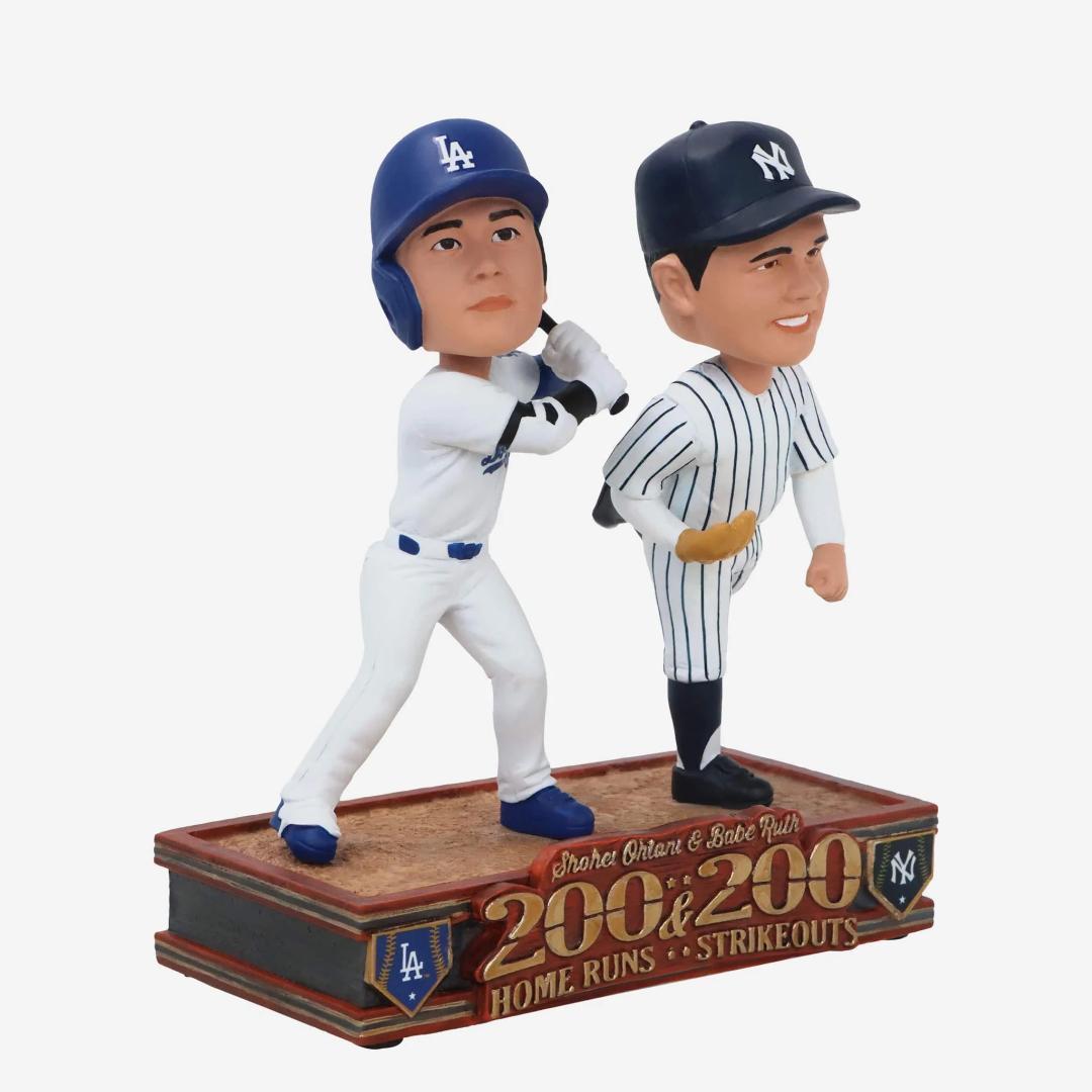 【大谷翔平/ベーブ・ルース/ボブルヘッド】200本塁打＆奪三振/200個限定