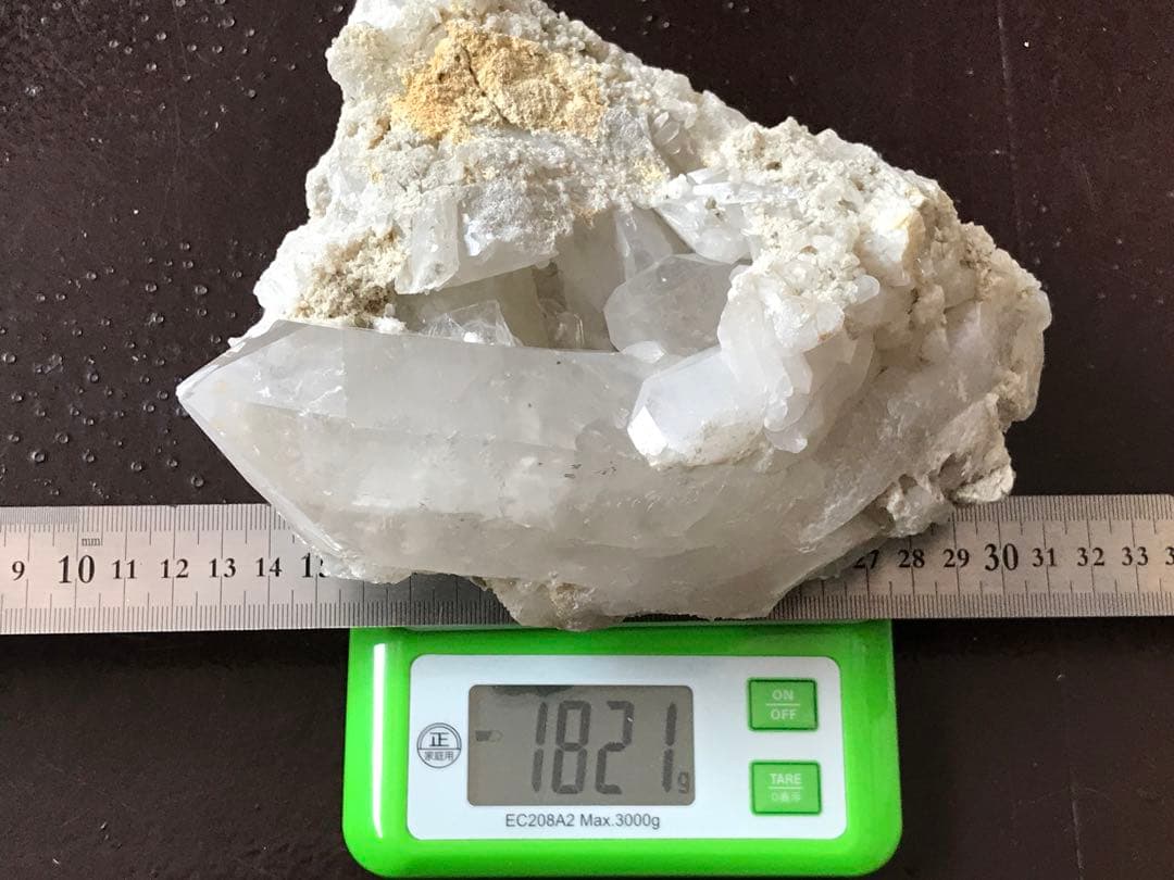 《SHOP》約1.8kg【マダガスカル産/水晶/クラスター】原石[⑧D20