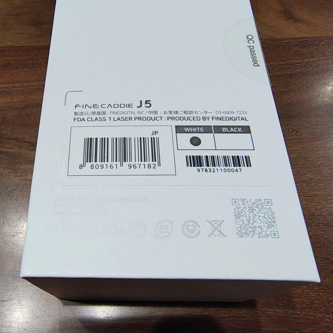 FineCaddie ゴルフ レーザー距離計 距離計測器 J5mini ホワイト