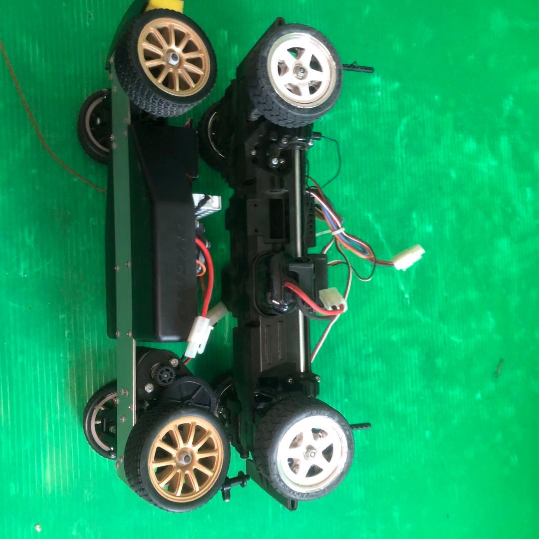 電動ラジコンカー シャーシ パーツ多数 現状渡し